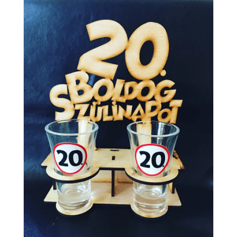 Szülinapos szett 20.éves - Ajándék ötlet születésnapra