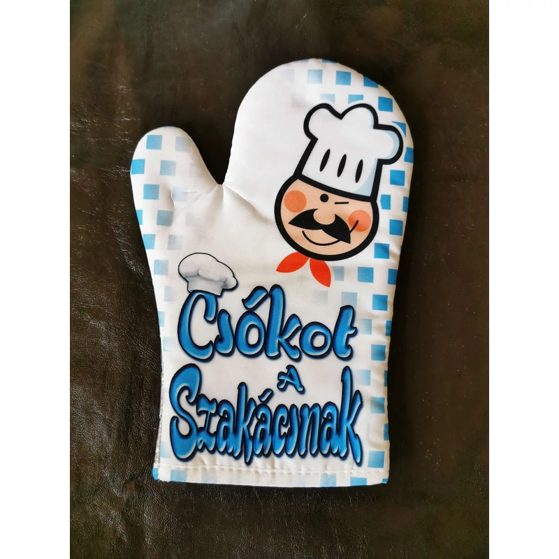 Főzőkesztyű - Csókot a szakácsnak
