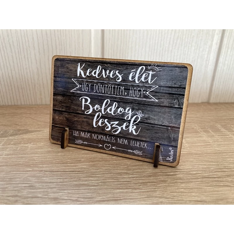 Kis fa tábla - Kedves Élet
