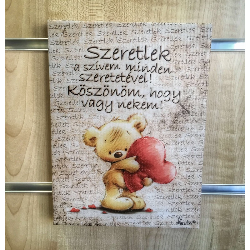 Falikép-Szeretlek a szívem