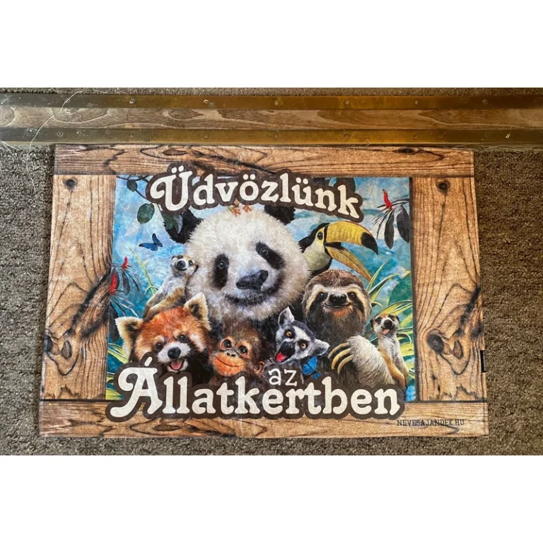 Lábtörlő - Üdvözlünk az Állatkertben!