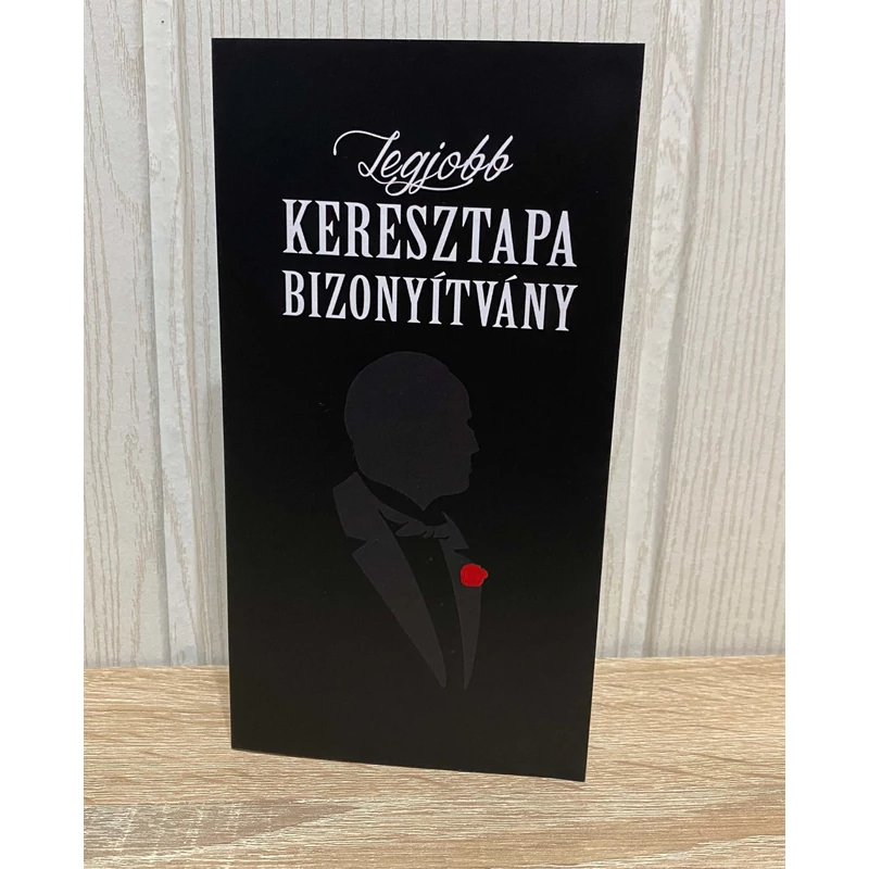 Bizonyítvány - Legjobb keresztapa 2
