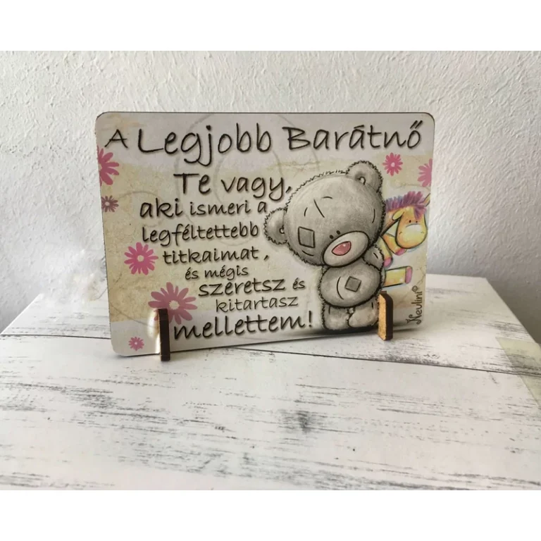 Kis fa tábla - A legjobb barátnő