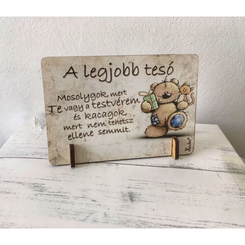 Kis fa tábla-A legjobb Tes
