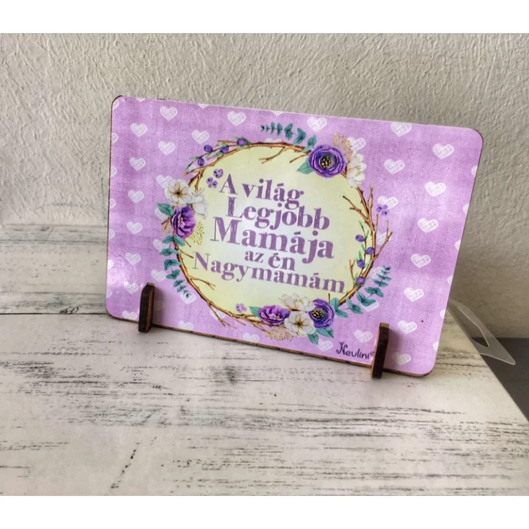 Kis fa tábla - A világ legjobb mamája