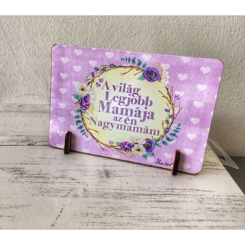 Kis fa tábla - A világ legjobb mamája