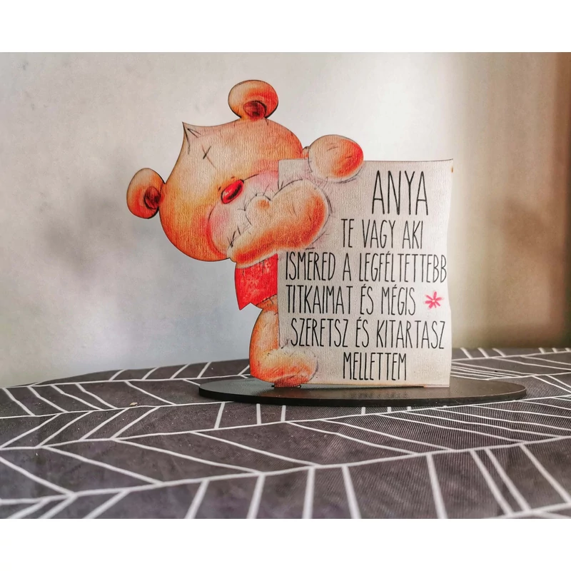 Talpas Tábla macis - Anya te vagy...