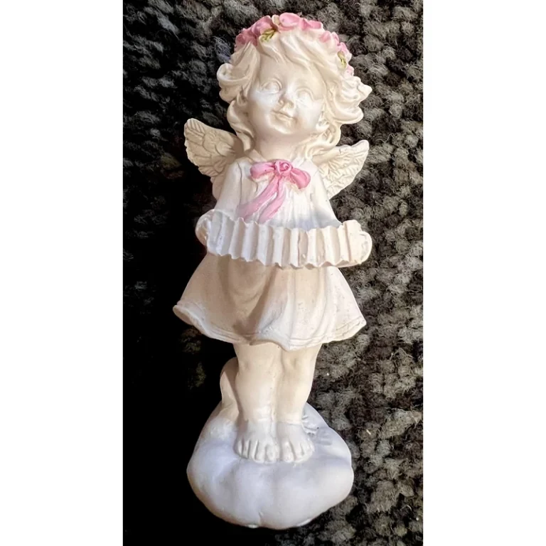 Angyal figura hangszerrel-Harmónika