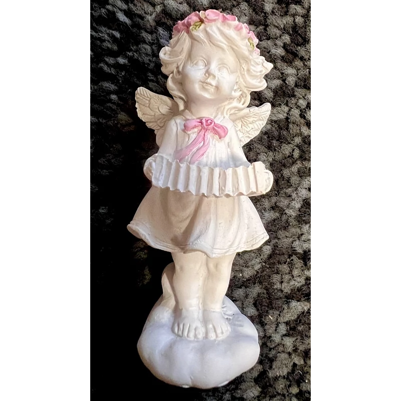 Angyal figura hangszerrel-Harmónika