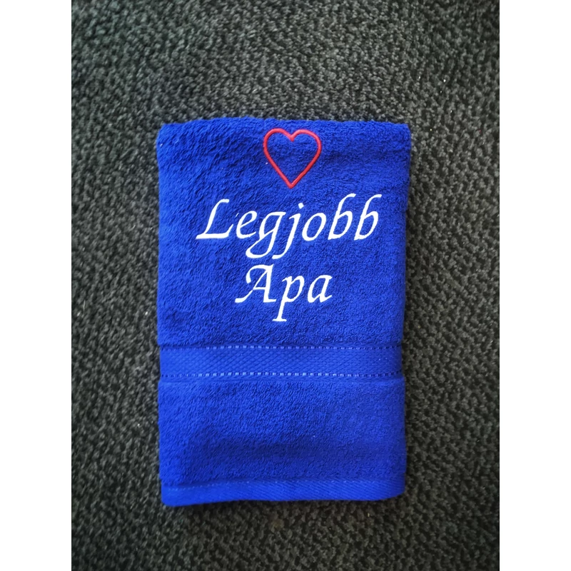 Hímzett törölköző - Legjobb apa