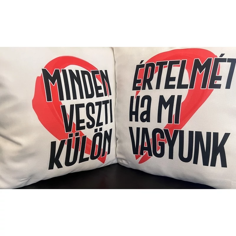 Páros párna huzat - Minden értelmét
