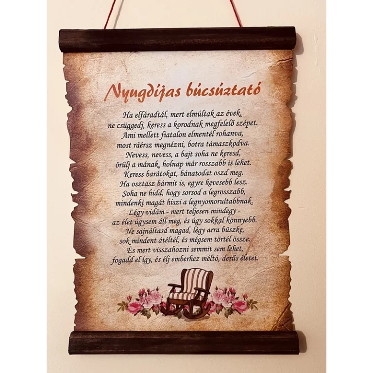Pergamen - Nyugdíjas búcsúztató