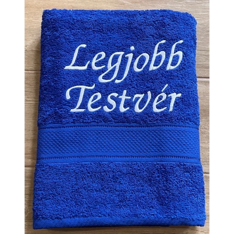 Hímzett törölköző - Legjobb testvér