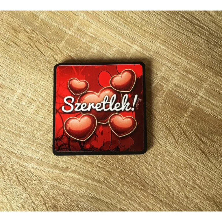 Hűtőmágnes- Szeretlek