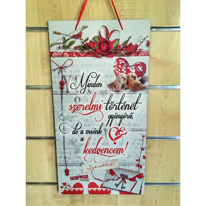 Dísztábla - Szerelmi történet