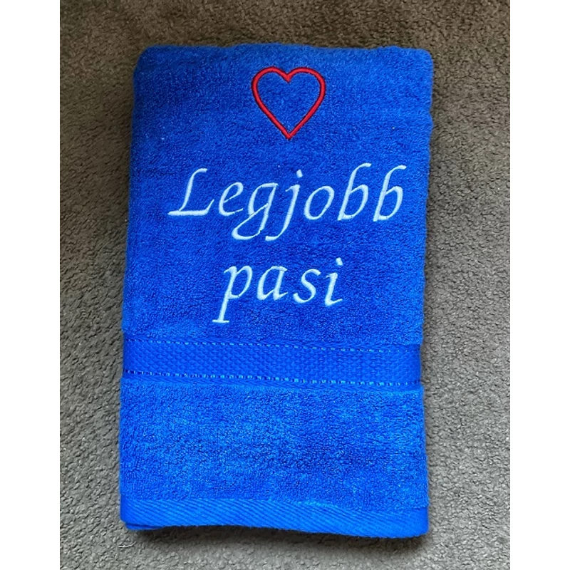 Hímzett Törölköző - Legjobb pasi