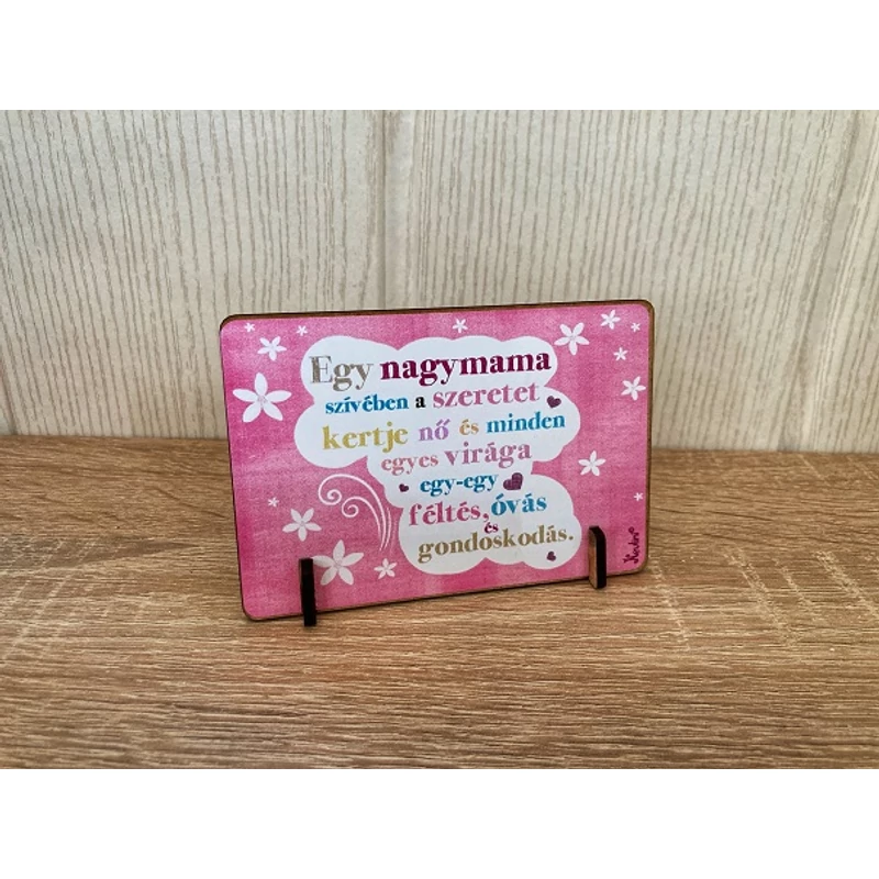 Kis fa tábla -Egy Nagymama