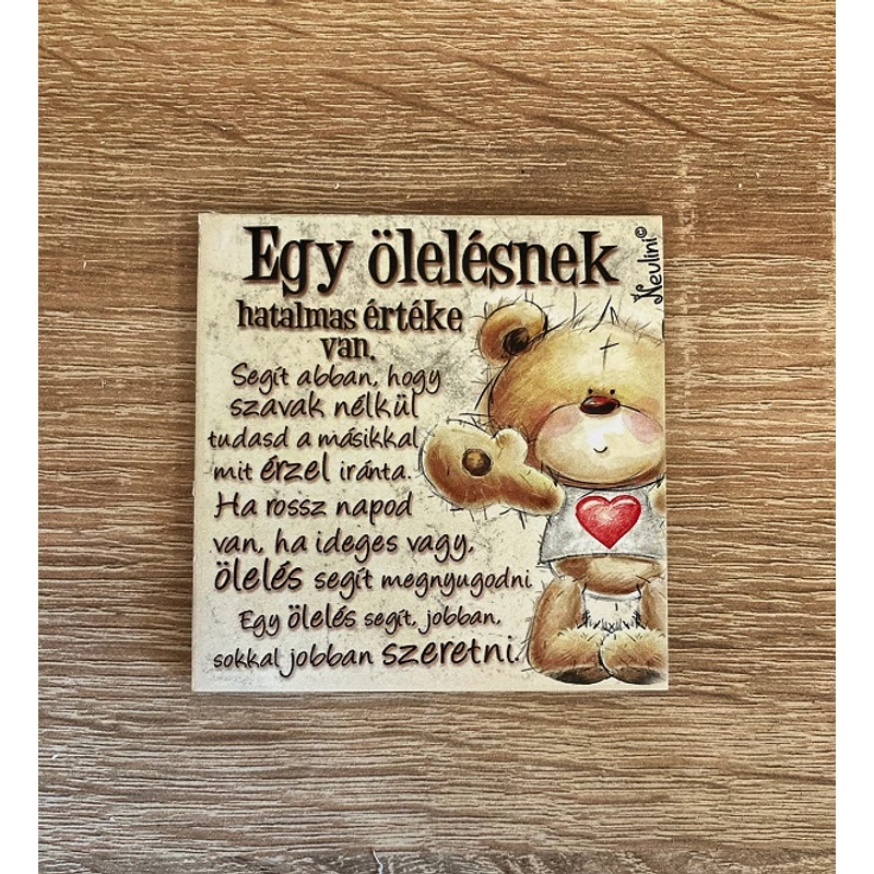 Hűtőmágnes Egy ölelésnek - Szerelmes ajándék