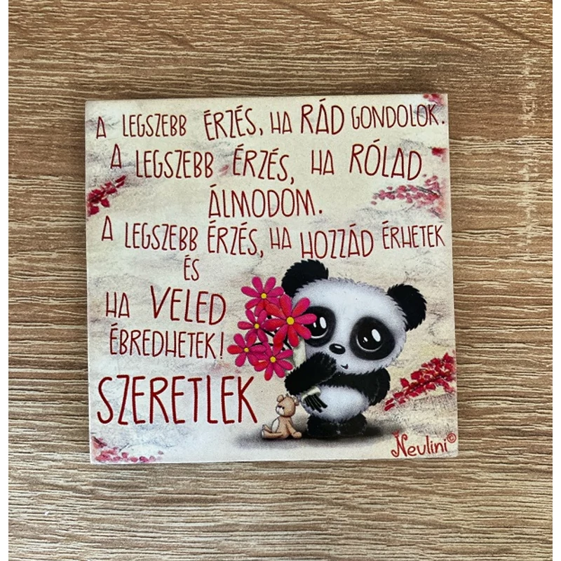 Hűtőmágnes - A legszebb érzés