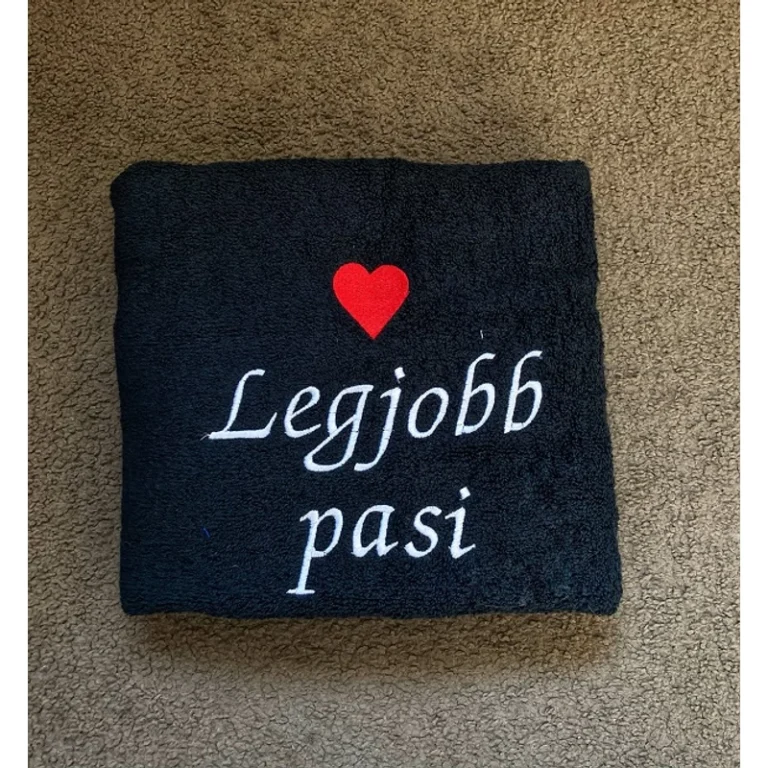 Hímzett Törölköző - Legjobb pasi
