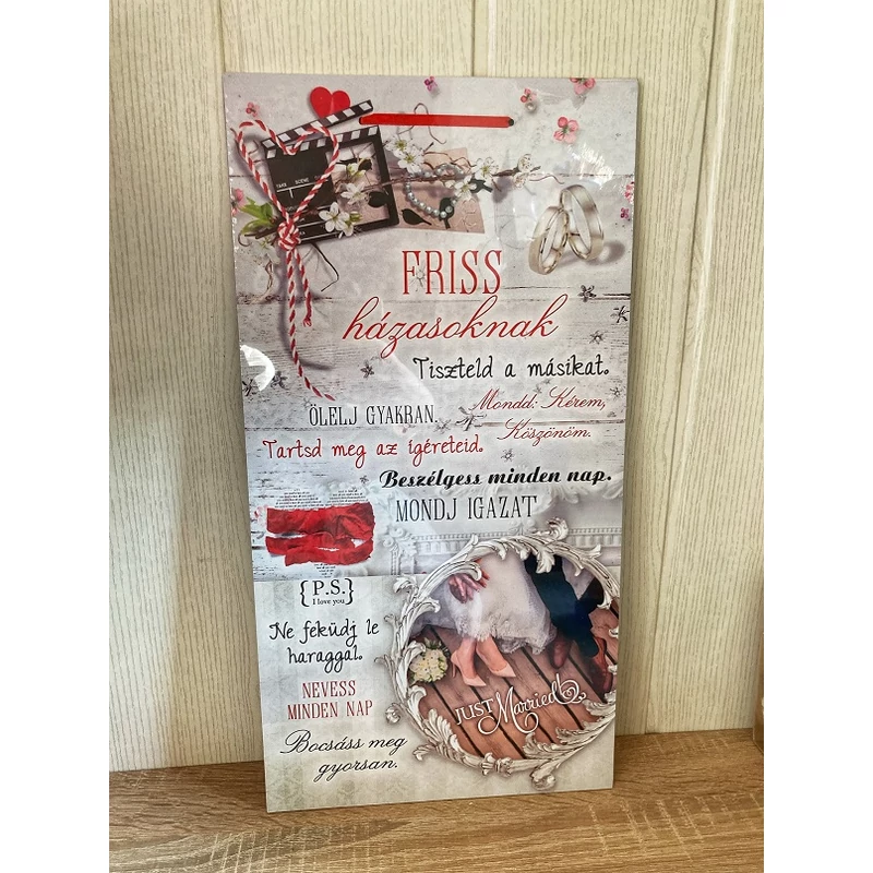 Dísztábla - Friss házasok