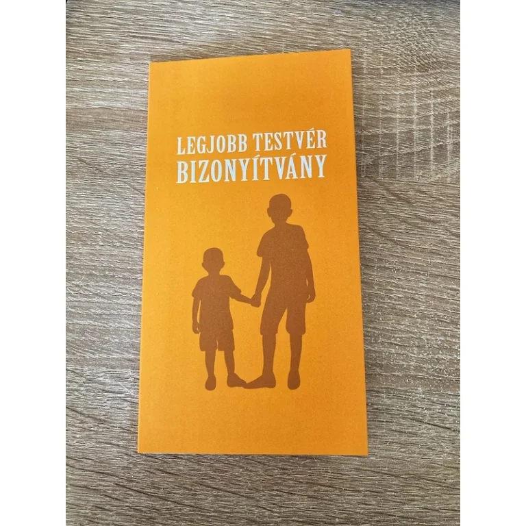 Bizonyítvány - Legjobb testvér