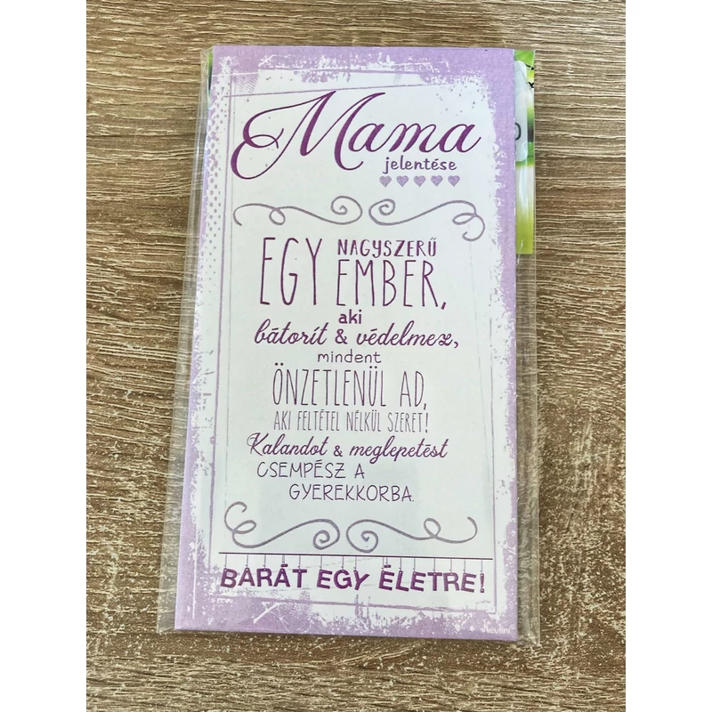 Fa mágnes – Mama jelentése – Ajándék Nagymamának