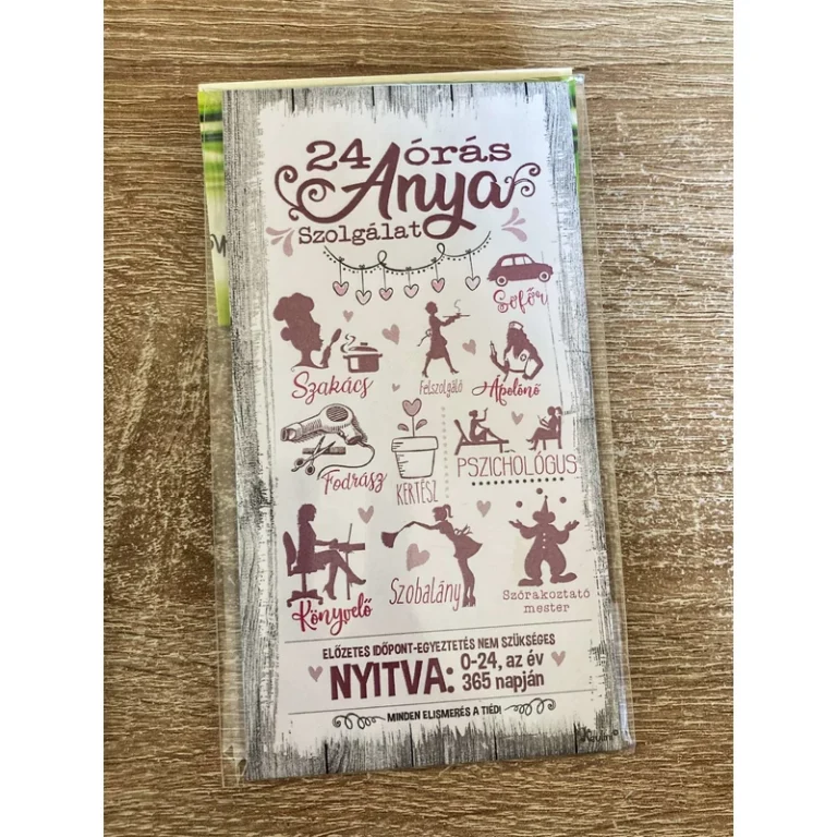 Fa mágnes – Anya szolgálat – Ajándék Anyukáknak-Anyák napi ajándék