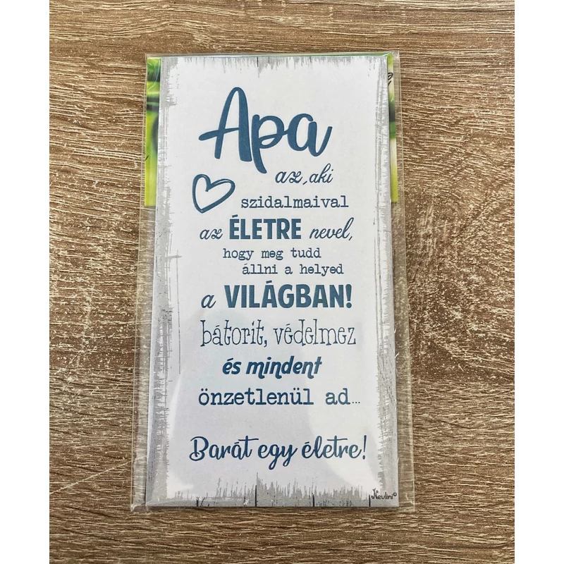 Fa mágnes – Apa az aki- Ajándék Apának – Ajándék Apák napjára