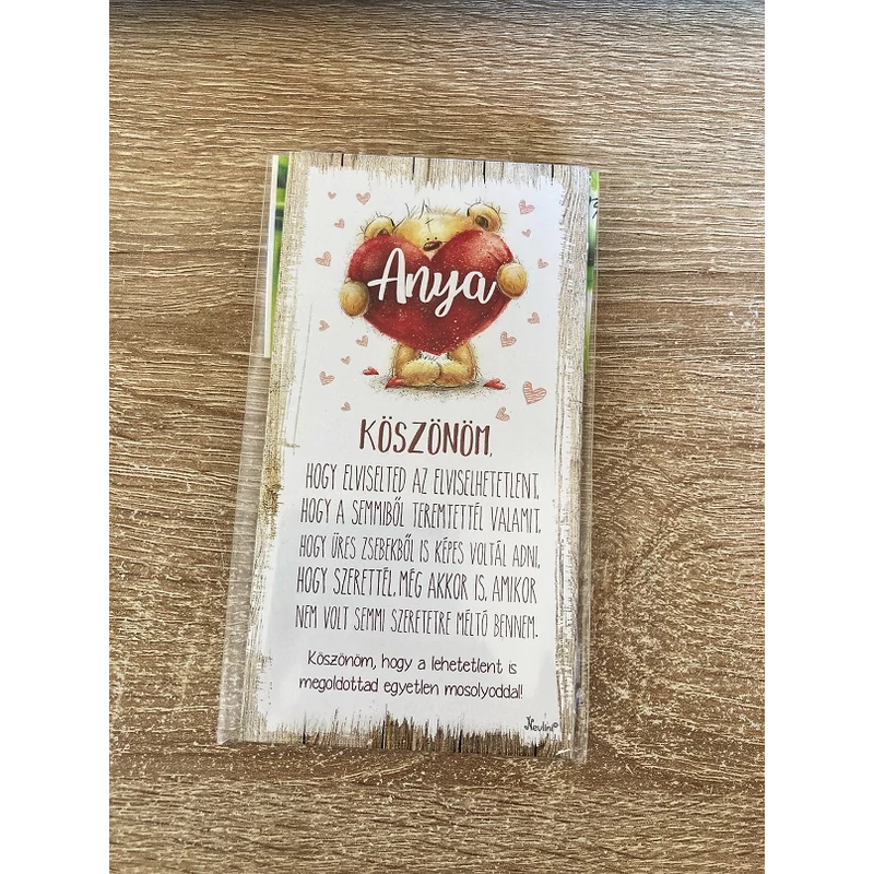 Fa mágnes – Anya köszönöm, hogy – Ajándék Anyukáknak-Anyák napi ajándék