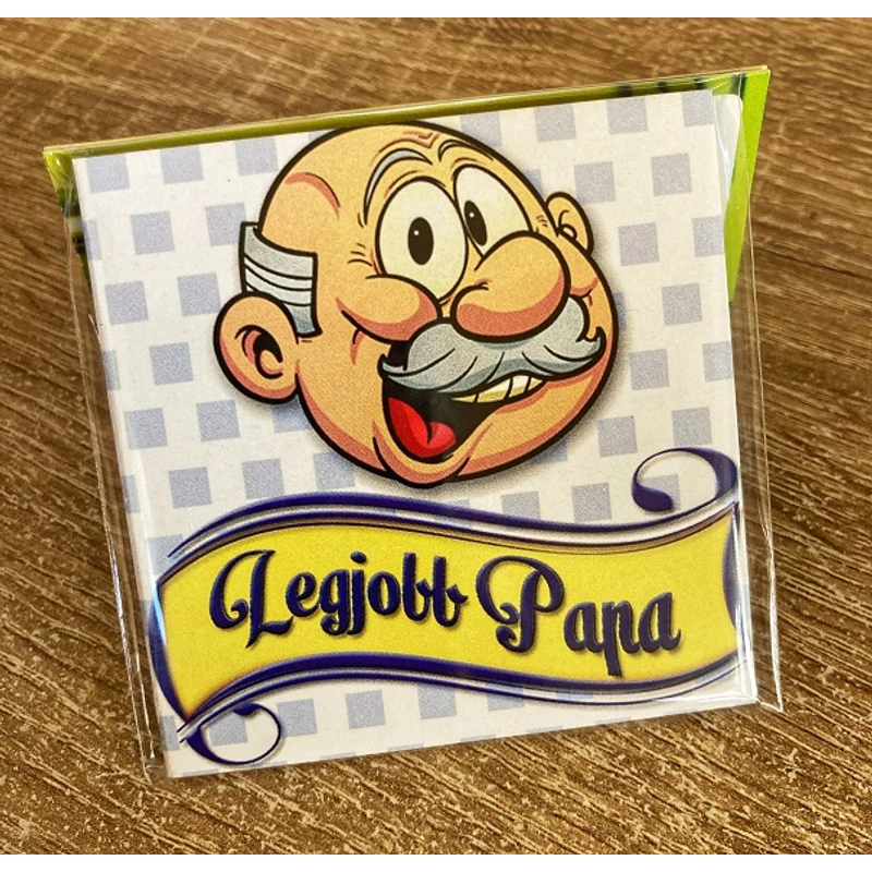 Hűtőmágnes-Legjobb Papa