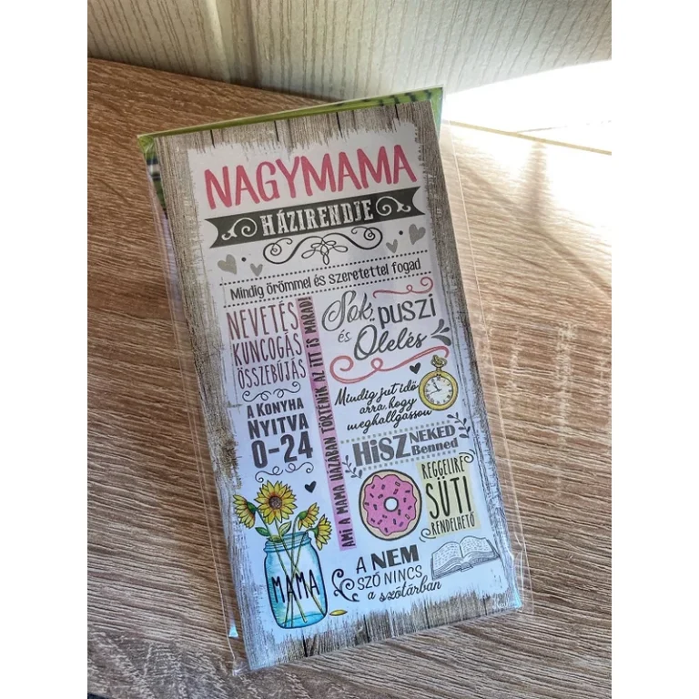 Fa mágnes- Nagymama házirendje