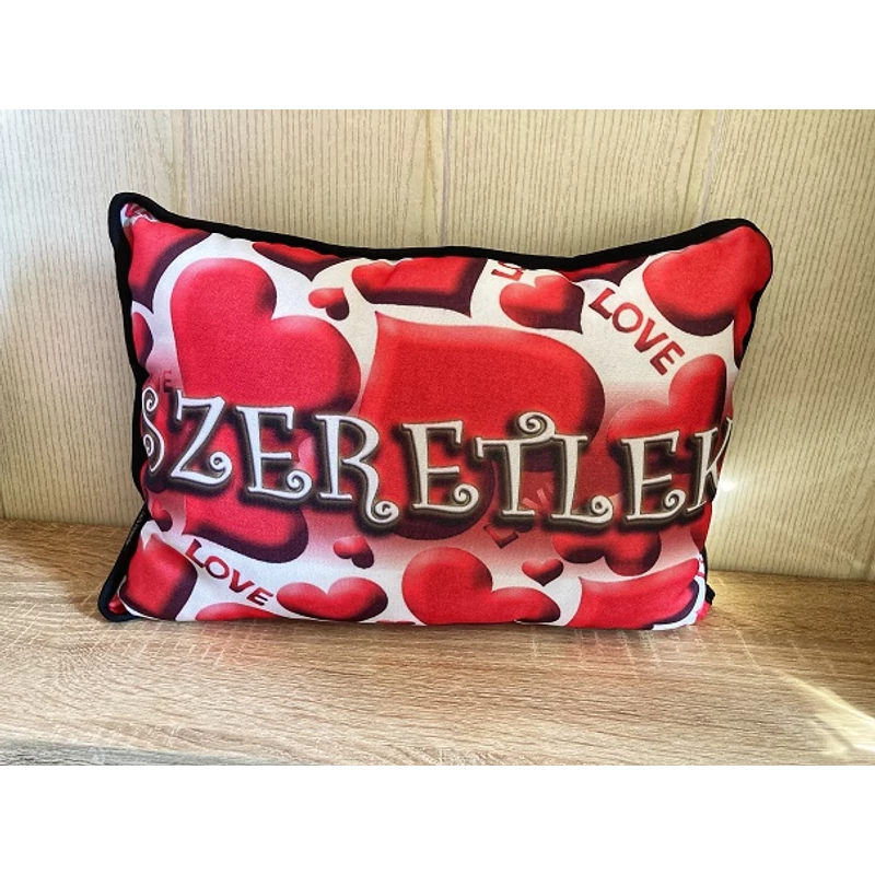 Téglalap párna - Szeretlek