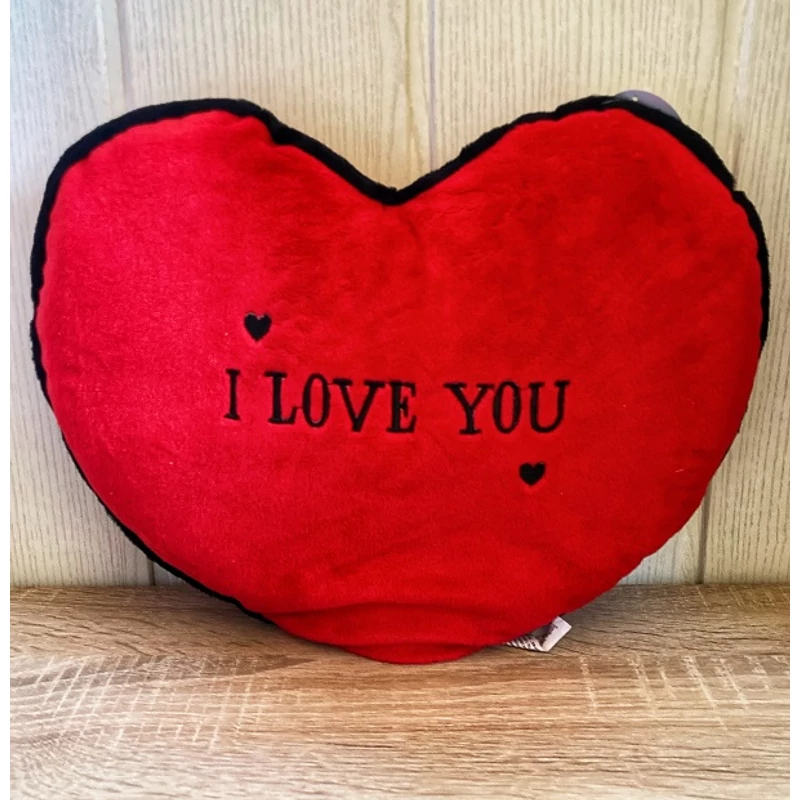 Plüss szív 24 x 30 cm - I love You