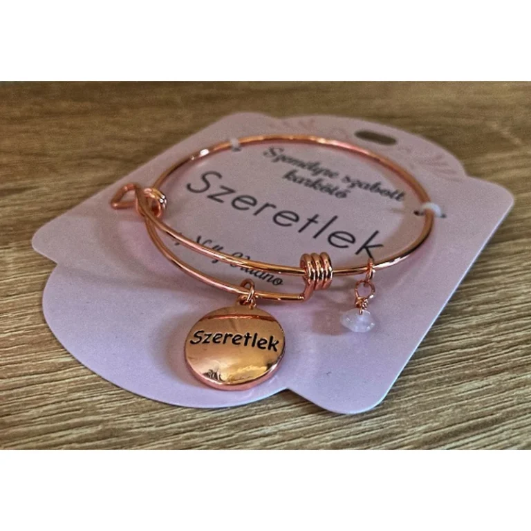 Rose Gold karkötő - Szeretlek