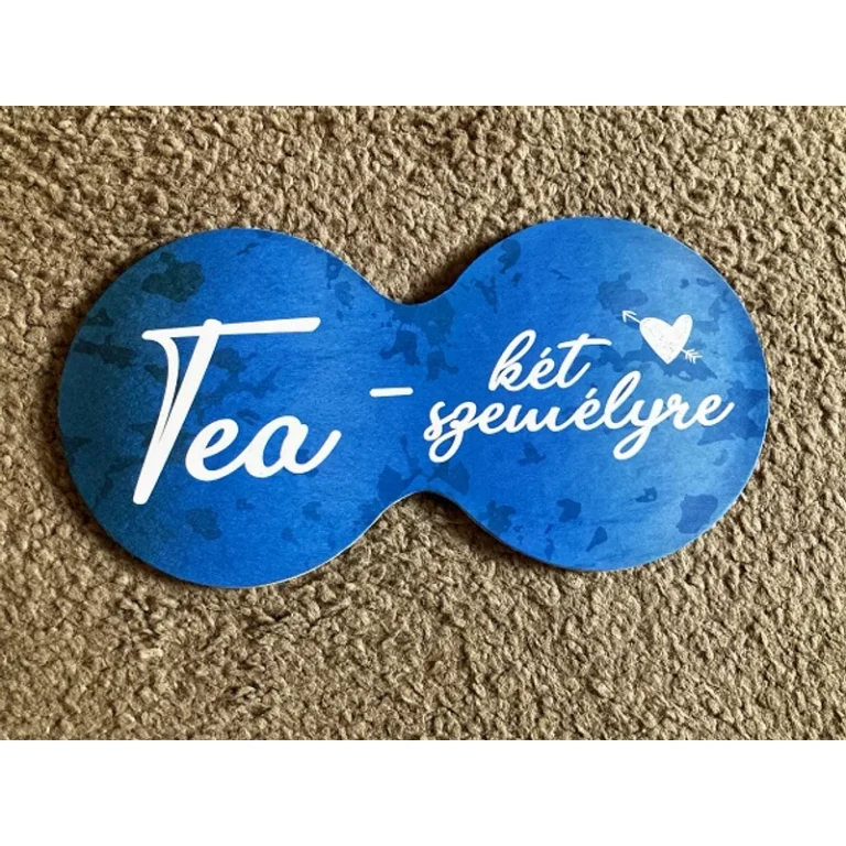 Dupla poháralátét - Tea két személyre