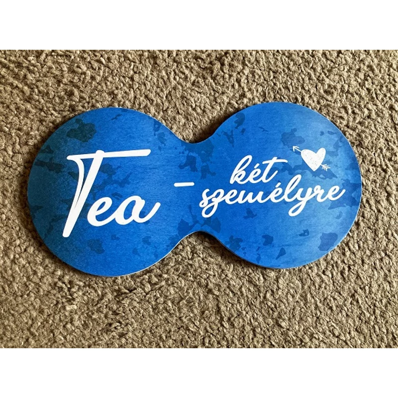 Dupla poháralátét - Tea két személyre