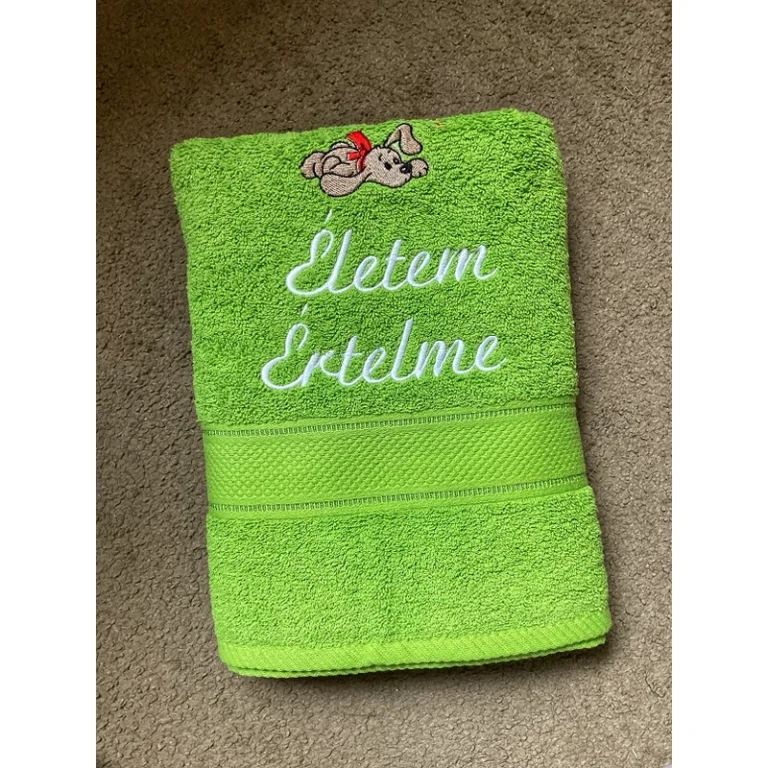 Hímzett Törölköző - Életem értelme