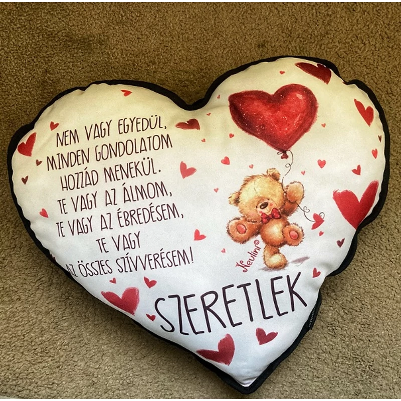 Nagy szív párna - Nem vagy egyedül