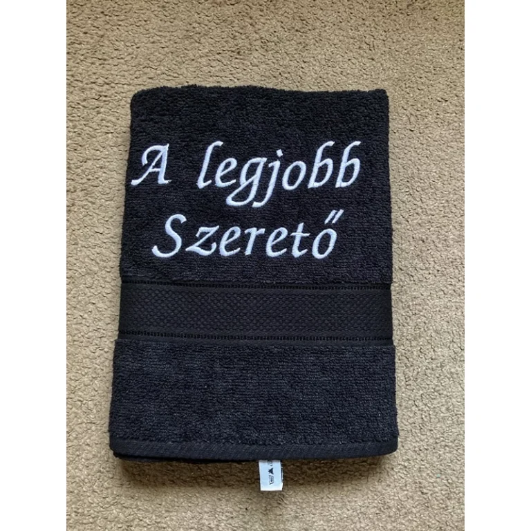 Hímzett Törölköző - Legjobb szerető