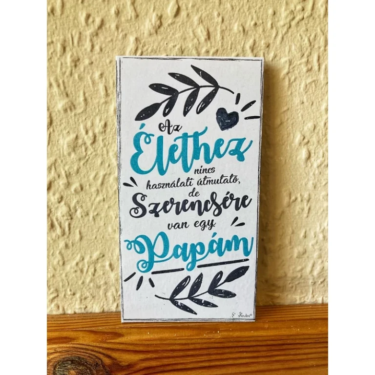 Fa mágnes – Az élethez papám – Ajándék Nagypapának