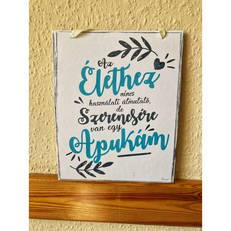 Dekor Falikép - Van egy apukám