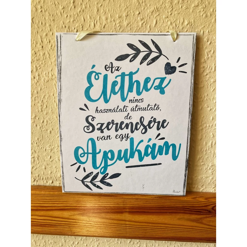 Dekor Falikép - Van egy apukám