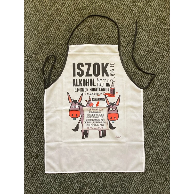 Kötény - Iszok egy pohár