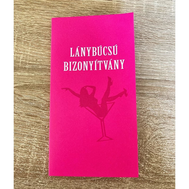 Bizonyítvány - Lánybúcsú