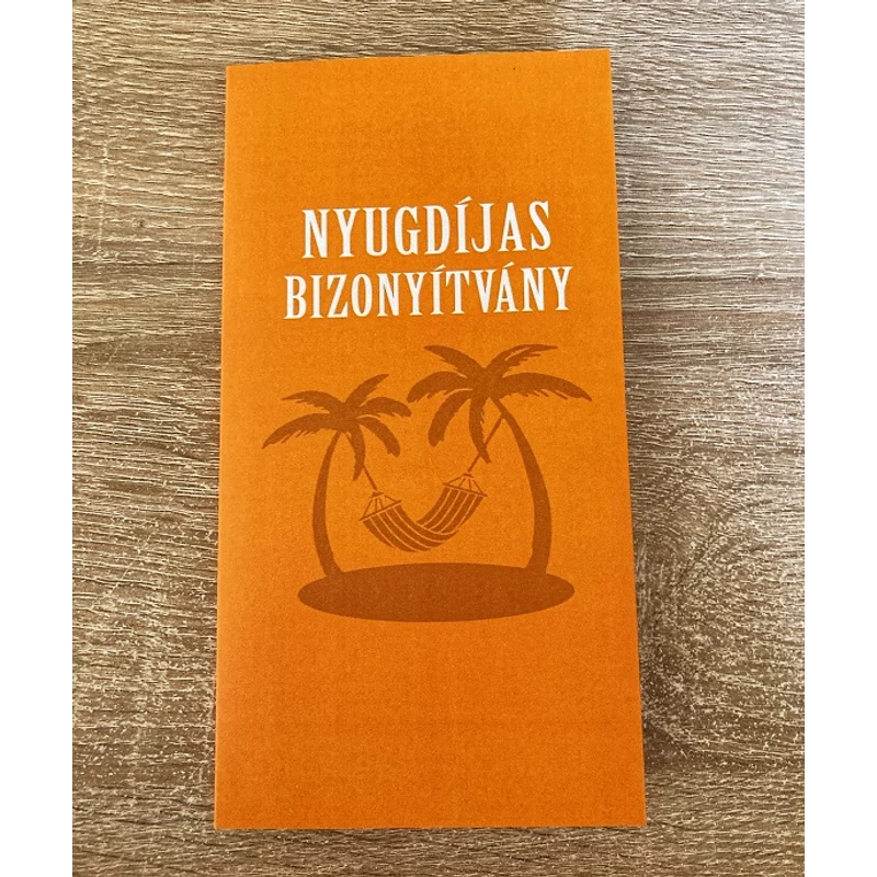 Bizonyítvány - Nyugdíjas