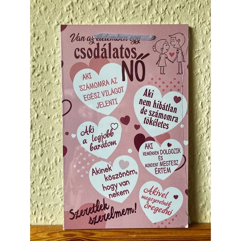 Dísztábla kicsi - Csodálatos nő