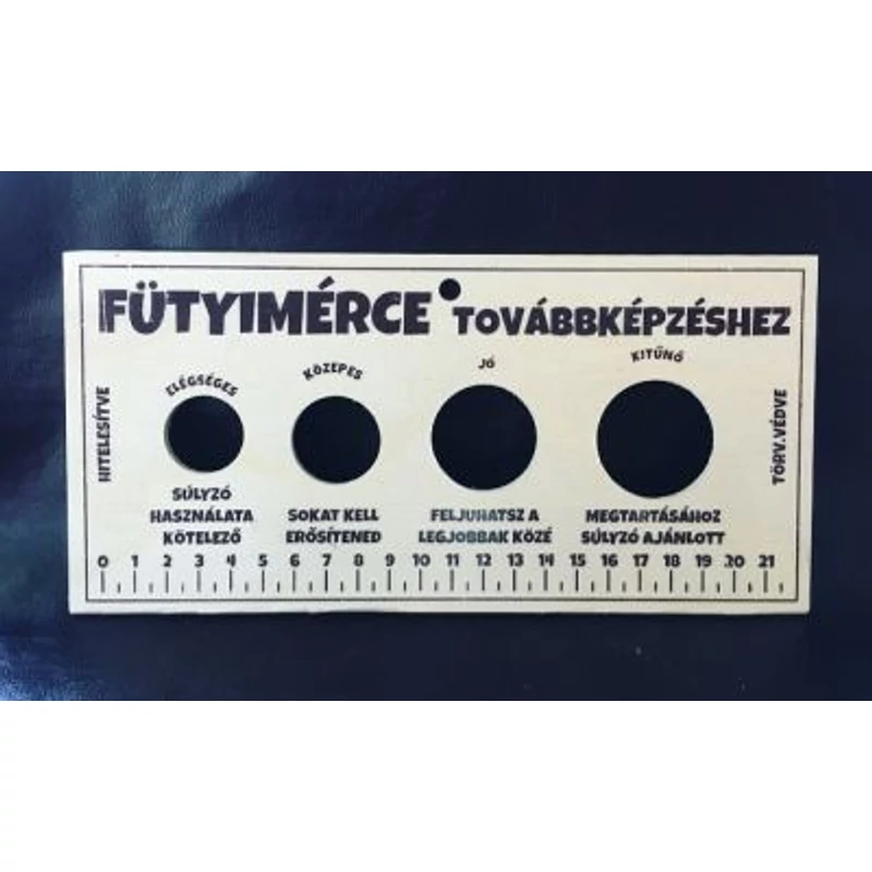 Fatábla - Fütyimérce továbbképzéshez