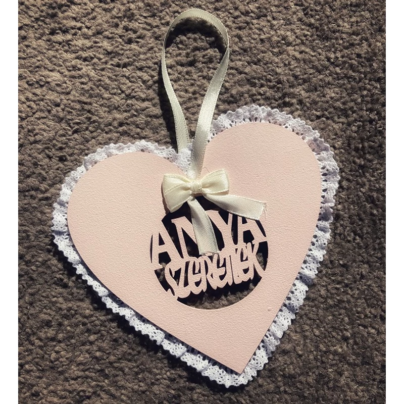 Csipke szív - Anya szeretlek