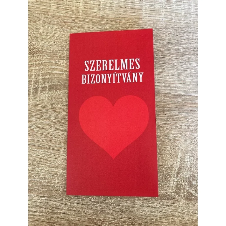 Bizonyítvány - Szerelmes